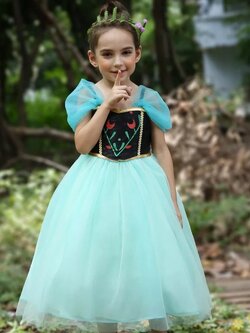 ชุดเจ้าหญิงอันนากระโปรงบาน