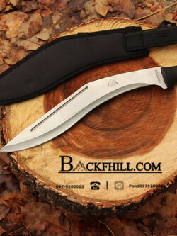 มีดเดินป่า COLD STEEL กรูข่าใบตาย ขนาด 18 นิ้ว พร้อมซองไนลอนอย่างดี OEM สีเงิน