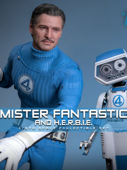 25/08/2568 Hot Toys MMS822 The Fantastic Four: First Steps - Mister Fantastic and H.E.R.B.I.E.