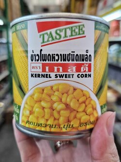 ข้าวโพดเม็ด กระป๋อง Tastee 285 g.
