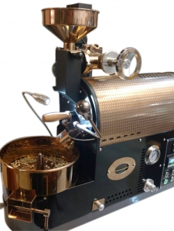 เครื่องคั่วเมล็ดกาแฟ DELISIO 600 กรัม ระบบแก๊ส-PC