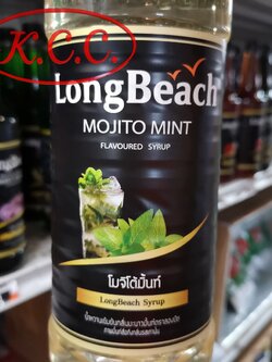 ลองบีช น้ำหวานกลิ่น โมจิโต้มิ้นท์ LongBeach Mojito Mint 740 ml.