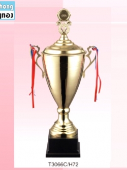 TPZ306 ถ้วยรางวัลโลหะ ZINC (ถ้วยใบใหญ่)