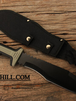 มีดทรงหัวตัด COLUMBIA รุ่น 1038A ยาว 16 นิ้ว พร้อมซองมีดไนลอน