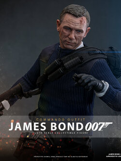 25/08/2568 Hot Toys MMS804 No Time To Die - James Bond (Commando Outfit)