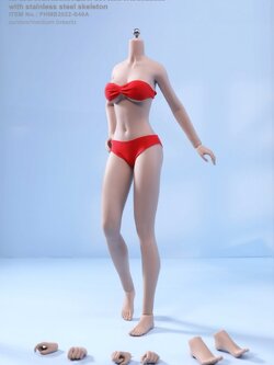 TBLeague PHMB2022-S49A 1/6 Suntan Medium Breasts Body