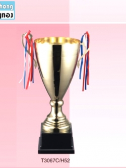 TPZ306 ถ้วยรางวัลโลหะ ZINC (ถ้วยใบใหญ่)