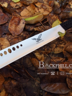 มีดสปาตาใบตายหัวตัด By HAWK ยาว 18.5 นิ้ว พร้อมซองมีดไนลอน