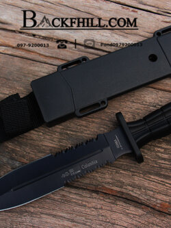 มีดใบตาย COLUMBIA รุ่น 5568A ใบมีด 2 คม โคนใบเลื่อย พร้อมซองแข็ง