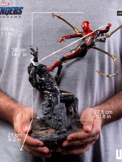 Iron Studios BDS Art Scale 1/10 Avengers: Endgame - Iron Spider Vs Outrider