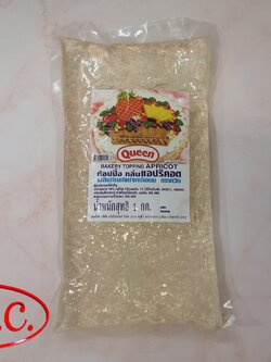 ควีน ไส้ขนม แอปริคอต แอปปริคอต ฟิลลิ่ง Queen Bakery Topping Apricot น้ำหนัก 900 g.