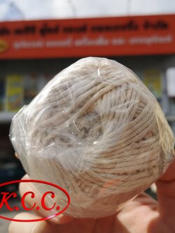 เชือกมัดหมูชาชู เชือกมัดเนื้อ เชือก 1 ม้วน กว้าง 2 มม. (2 mm.) ยาว 75 เมตร (75 m.)