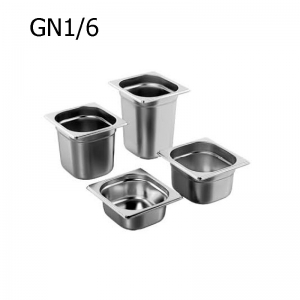 อ่างสแตนเลส 1/6 สำหรับอุ่นอาหาร