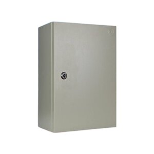 KJL ตู้ไฟกันน้ำ KBVQ 9 ตู้กันฝุ่นกันน้ำฝา 1 ชั้น ไม่มีหลังคา IP44 ขนาด 450x600x250 mm สีน้ำตาลย่น VQ09