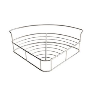 ชั้นวางของสเตนเลสอเนกประสงค์แบบเข้ามุม 1 ชั้น HOY รุ่น HWHOY-H103 ขนาด 20 x 20 x 10 ซม. สีเงิน