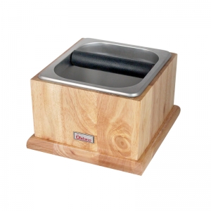 อ่างเคาะกากกาแฟ +กล่องไม้ตั้งอ่างเคาะกาก สูง 11.8 (ตัวเล็ก)