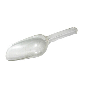 กรวยตักน้ำแข็ง กรวยตักวัตถุดิบ ที่ตักน้ำแข็ง พลาสติกแข็งใส ยาว 30 ซม. 1606-024