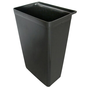 กระบะพลาสติกถังยาวสีดำ (สำหรับรถเข็นเก็บจาน) 1403-003