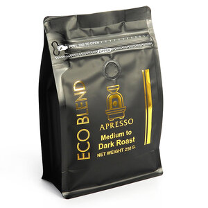 กาแฟ Eco blend อีโคเบลนด์ 250 กรัม คั่วกลางเข้ม