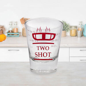 แก้วตวง 2 ชอตต์ measuring cup 2 shot (Delisio) 1610-330