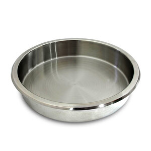 อ่างอุ่นอาหาร สเตนเลสกลม