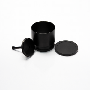 แก้วโดสครอบด้ามชง ตัวช่วยโดส Blind tumbler ทรงกระบอก อลูมิเนียม