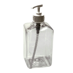 ขวดใส่น้ำเชื่อม พลาสติก พร้อมหัวปั๊ม