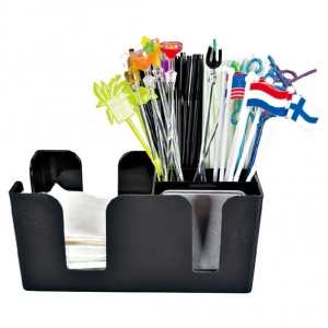 ที่ใส่กระดาษเช็ดปาก-กล่องแคดดี้ 6 ช่อง บาร์ออแกไนเซอร์