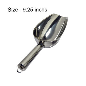 กรวยตักน้ำแข็ง กรวยตักวัตถุดิบ ที่ตักน้ำแข็ง 9.25 นิ้ว