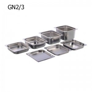 อ่างสแตนเลส 2/3 สำหรับอุ่นอาหาร