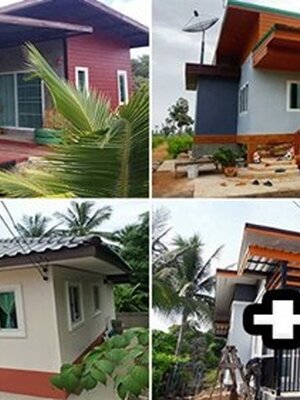 40 แบบบ้านสไตล์โมเดิร์น สร้างด้วยงบ 2-6 แสนบาท