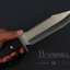 มีดใบตาย COLUMBIA รุ่น S032A 5Cr15mov สปาตาใบหนา ด้ามจับ Micarta อย่างดี พร้อมซองไนลอน
