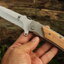 มีดพับ BROWNING Stainless Steel ประกับไม้สีครีม มีด OME เกรดดี