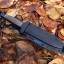 มีดโบวี่ SOG Bowie Knife ด้ามไม้บากลายสุดงาม พร้อมซองมีดพกพา
