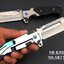 มีดพับ SR KNIVES รุ่น SR777C New divide. ใบ Stainless Steel 5Cr13MOV ด้ามจับ G10 แท้ระบบเฟรมล็อค