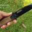มีดใบตายสายลุย Gerber Strong Arm Semi Serrated Fixed Blade OEM สีน้ำตาล