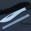 มีดใบตายมาเชเต้ MACHETE KNIFE ยาว 18 นิ้ว ด้ามยางดำ By TWO MAN