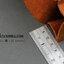 ซองมีดพับหนังแท้ BACKFHILL รุ่น Co.06 ขนาด 6 " ( กระดุมทองเหลือง ) สำหรับใส่มีดพับที่มีขนาด 6 นิ้ว ( วัสดุหนังกลับด้านสีน้ำตาล )