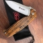 มีด Ganzo G742-1-WD1-ด้ามจับลายไม้ convenient folding knife.