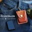 ซองหนังใส่ ZIPPO ซองหนังแท้สำหรับใส่ไฟแชค ZIPPO HANDMADE 100% By BACKFHILL. สีน้ำตาลอ่อน